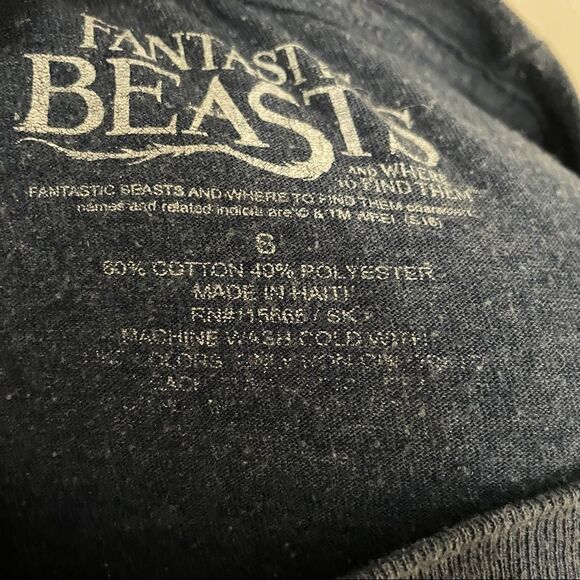 Blue Womens Fantastic Beasts and Where to find them shirt - Picture 5 of 5
